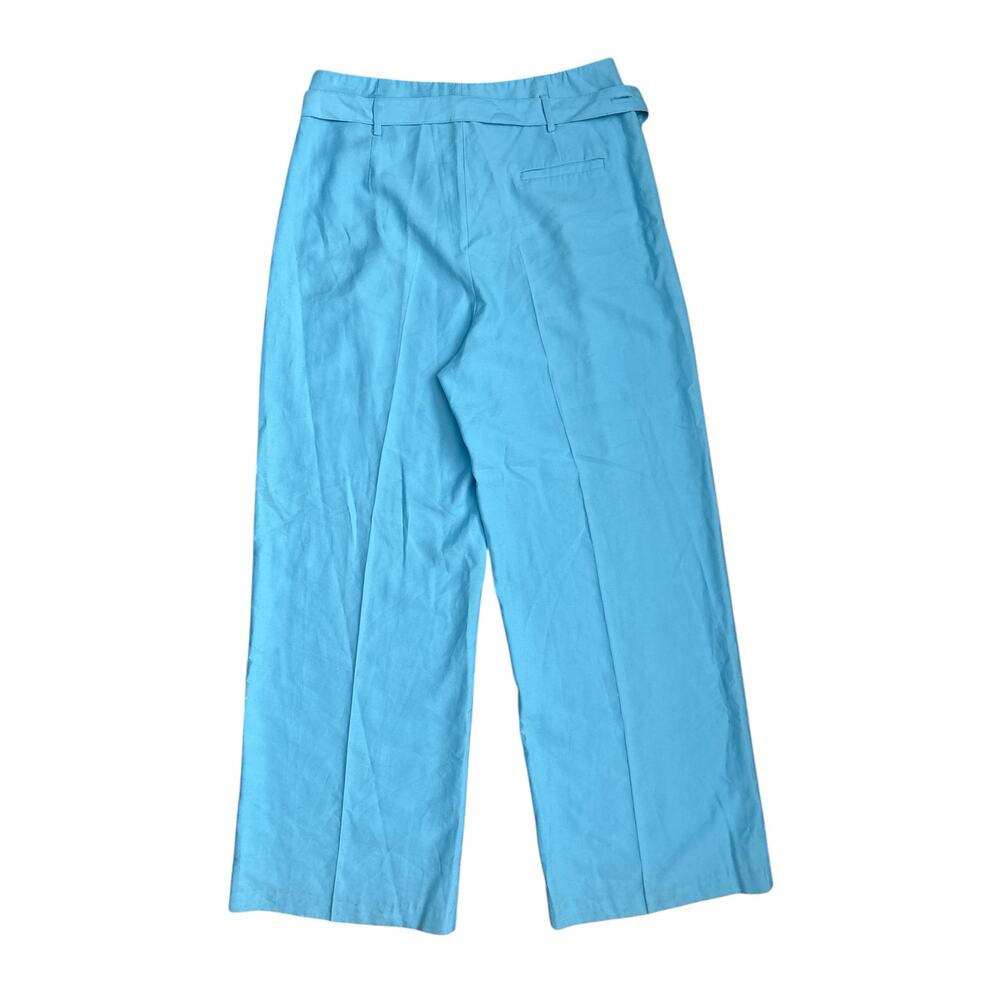 Zara Light Blue Wide Leg Trousers - Picture 2 of 7